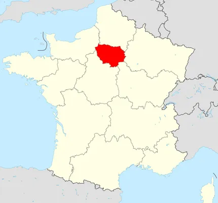 Île de France. Fichier Extrait de Wikipédia.